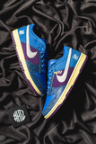 H12纯原 Undefeated x NK Dunk Low  SP "5 on lt" 联名 蓝紫 蛇纹