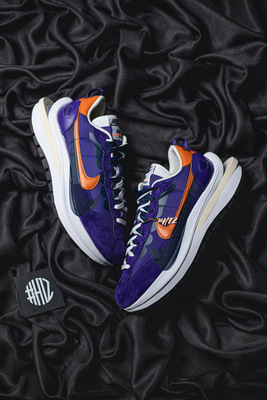 H12纯原 Sacai x NK VaporWaffle 'Dark Iris' 紫金