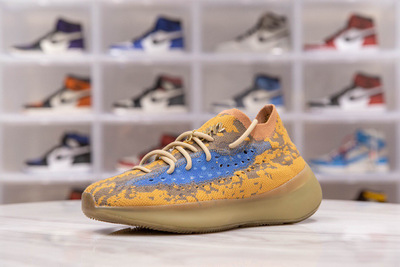 H12纯原 YEEZY Boost 380 "Blue oat" 蓝棕