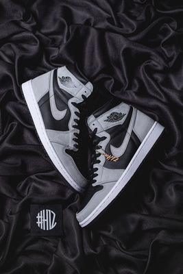 H12纯原 Air Jordan 1 High OG &nbsp;"Shadow 2.0" 黑灰 影子灰 2.0