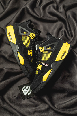 #H12纯原 AJ4 Jordan Air Jordan 4 thunder 雷公 黑黄 2023年版 DH6927-017