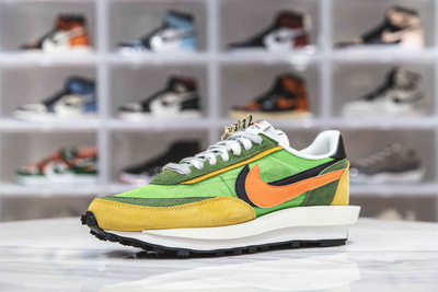 H12纯原 Sacai x LDV Waffle 解构 黄绿