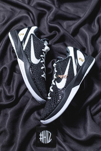 #H12纯原官网 Nike Kobe 6 Protro “Mambacita Sweet 16” 实战篮球鞋 3.0 升级版 黑白 GiGi 曼巴基金会 CW2190-002