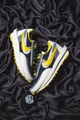 H12纯原 Undercover x Sacai x NK LDWaffle "Bright Citron" 黑黄配色