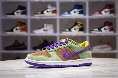 H12纯原 Dunk Low "Veneer" 丑小鸭 棕绿配色