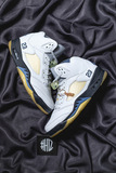 #H12纯原 A MA MANIÉRE x Air Jordan 5 “Photon Dust” 白蓝  AMM AJ5 篮球鞋 FZ5758-004
