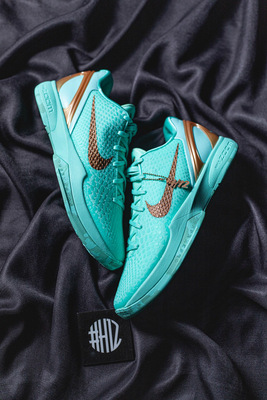 H12纯原官网 Jalen Brunson x NK ZOOM KOBE 6 "Statue of Liberty" PE 自由女神 绿色 低帮实战篮球鞋 IQ5774-300