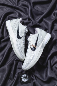#H12纯原官网 ZK6 科比6 Nike Zoom Kobe 6 Protro “All-Star 2.0” 白色 全明星 圆头系带耐磨透气 低帮 篮球鞋 男款 FQ3546-100