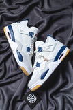 #H12纯原官网 AJ4 Nike SB x Jordan Air Jordan 4 “Navy” 白蓝 DR5415-100