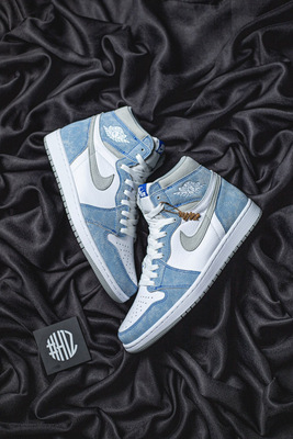 H12纯原 Air Jordan 1 High OG &nbsp;"Hyper Royal" 水洗蓝 薄荷糖