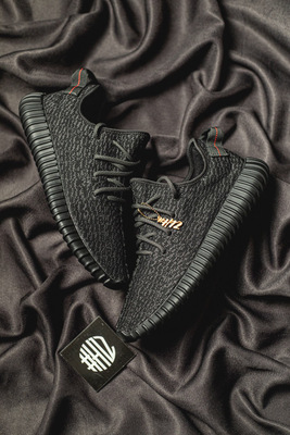 #H12纯原 adidas Yeezy Boost 350 Pirate Black 黑 BB5350