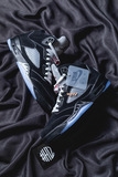 #H12纯原官网 AJ5 Jordan Air Jordan 5 “BLACK METALLIC REIMAGINED” 黑色 黑银 男款 复古篮球鞋 HF3975-001