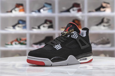 H12纯原 Air Jordan 4 &nbsp;bred 黑红