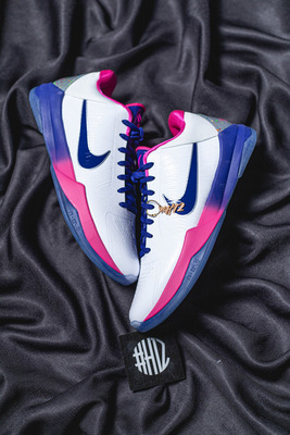 #H12纯原 Nike Zoom Kobe 5 “Kay Yow” 粉紫 乳腺癌 ZK5 低帮篮球鞋 CW2210-100