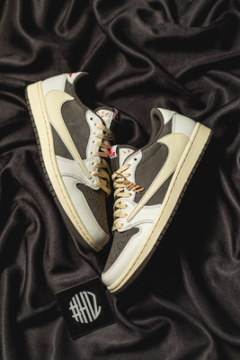 #H12纯原 TS AJ1 Travis Scott x Air Jordan 1 Low OG “Reverse Mocha” 复古篮球鞋 白棕色 反转摩卡 倒钩 DM7866-162